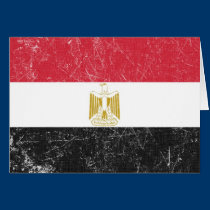 Grunge Distressed Egypt Flag Tees and GIfts cards