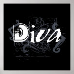 Grunge Diva Poster