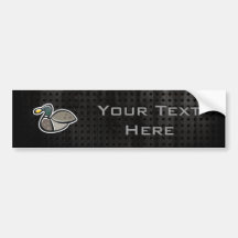 Grunge Duck Bumper Sticker