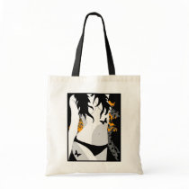 Grunge Female Butterflies Sexy Lady 24. Canvas Bag