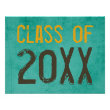 Grunge Graduation Party Invitation