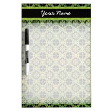 Grunge Green Pattern Dry-Erase Boards