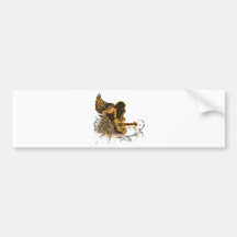 grunge guitar angel dude bumper stickers