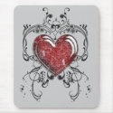 Grunge Heart mousepads
