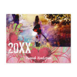 Grunge Hearts Class of 2010 Graduation Invitations postcards
