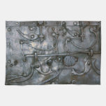Grunge Iron Heavy Metal Hand Towel