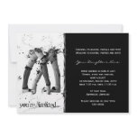 Grunge Leg Warmers Invitation