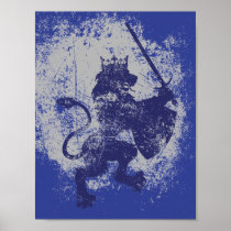 Grunge Lion King Poster