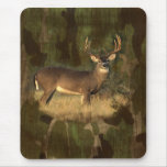 Grunge Look Camoflage Deer- Mousepad