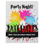 Grunge party flyer