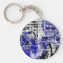 Grunge Patter 12 Key Chains