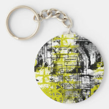 Grunge Patter 4 Key Chains