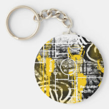 Grunge Patter 7 Keychain