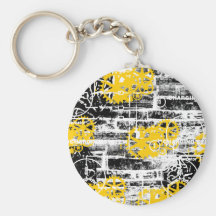 Grunge Patter 8 Keychains
