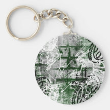 Grunge Pattern 13 Key Chains