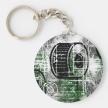 Grunge Pattern 15 Keychain