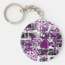 Grunge Pattern 16 Key Chains