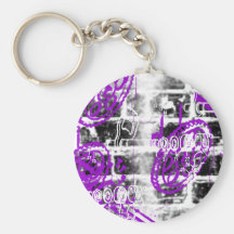 Grunge Pattern 57 Keychain