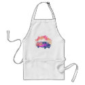 grunge retro hippie van aprons