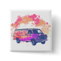 grunge retro hippie van buttons