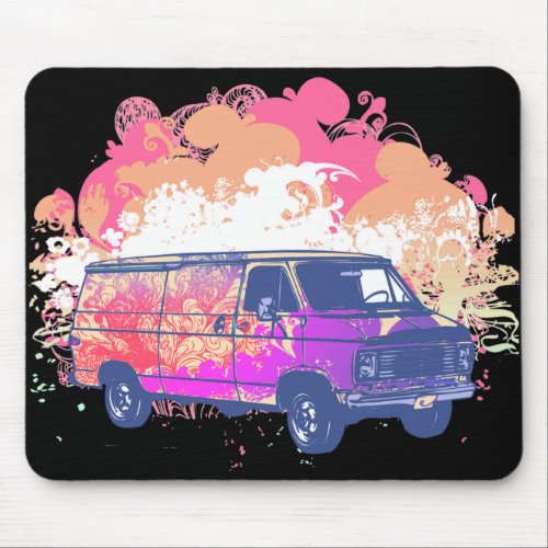 grunge retro hippie van zazzle_mousepad