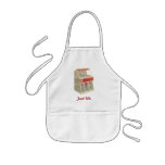 Grunge Retro Jukebox Apron