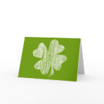 Grunge Shamrock cards