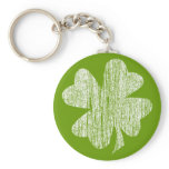 Grunge Shamrock keychains