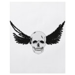 Grunge Skull with wings flyers