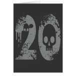 GRUNGE SKULLS NUMBER TWENTY cards