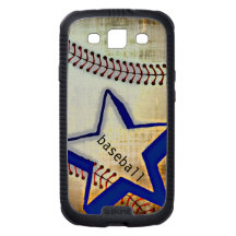 Grunge Star Baseball Design Smartphone Case Galaxy S3 Cases