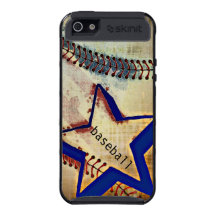 Grunge Star Baseball Patriotic Smartphone Case Cases For iPhone 5