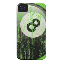 Grunge Style 8 Ball Iphone 4 Covers