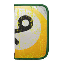 Grunge Style Number 9 Billiards Ball Organizers