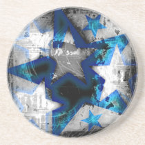 Grunge Style Stars coasters