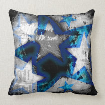 Grunge Style Stars pillows