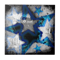 Grunge Style Stars tiles