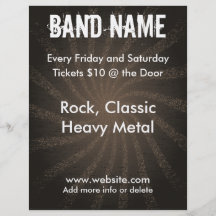 Grunge Swirl Music Flyer