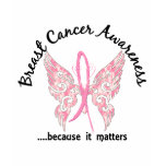 Grunge Tattoo Butterfly 6.1 Breast Cancer t-shirts