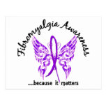 Grunge Tattoo Butterfly 6.1 Fibromyalgia Post Cards