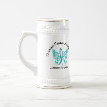 Grunge Tattoo Butterfly 6.1 Ovarian Cancer Coffee Mug