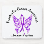 Grunge Tattoo Butterfly 6.1 Pancreatic Cancer mousepads