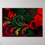 grunge tulip posters