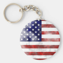 Grunge Usa Keychain