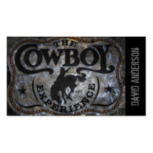 grunge vintage rustic western country cowboy rodeo business card templates