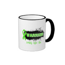 Grunge - WARRIOR - Lymphoma Mugs