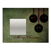 Grunge Xmas Photo Postcards