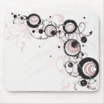 Grungy circles Mousepad