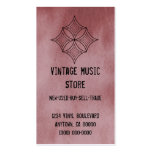 Grungy Diamond Business Card, Cabernet