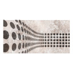 Grungy Dots Design Customised Photo Card